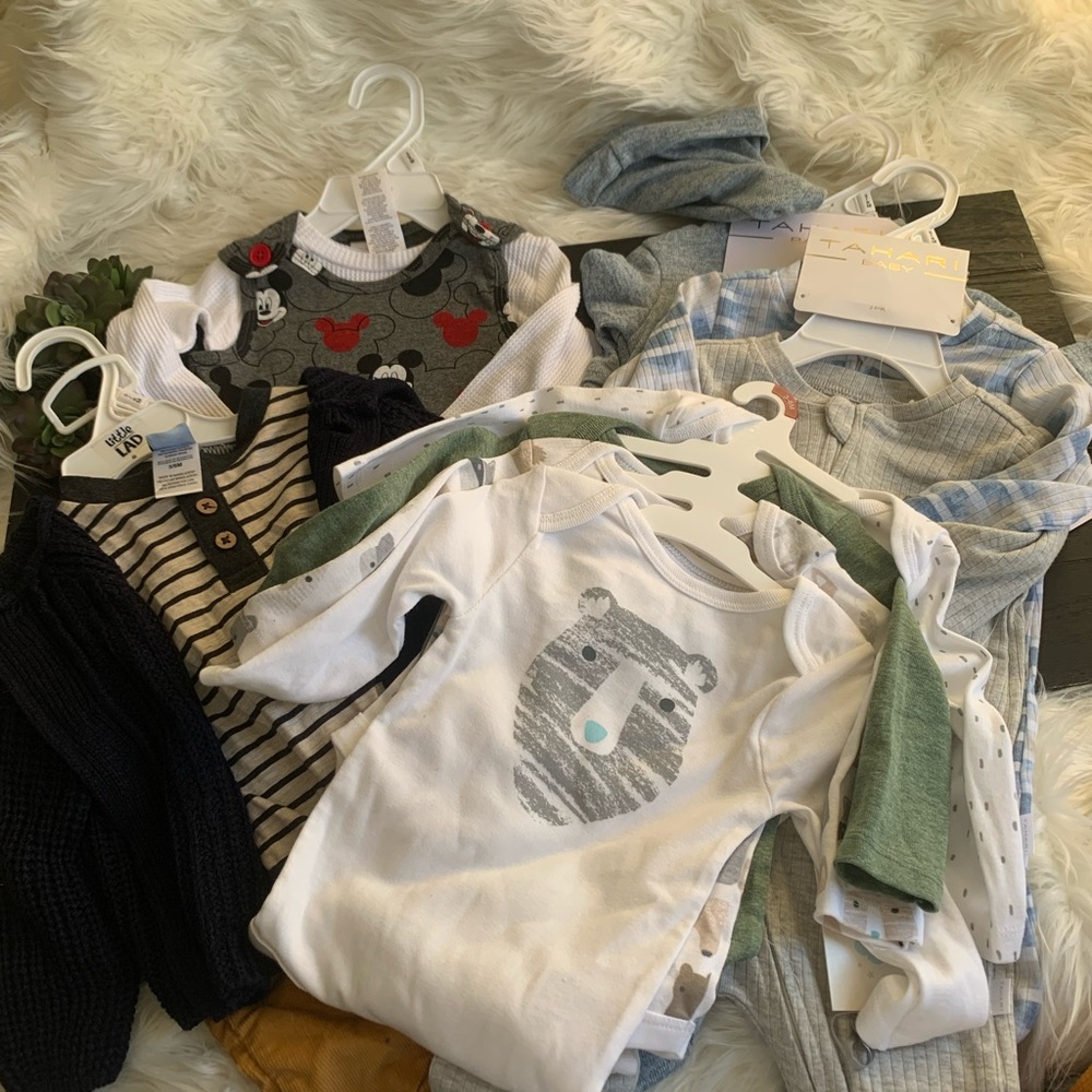 Baby boy new 3-6 new bundle